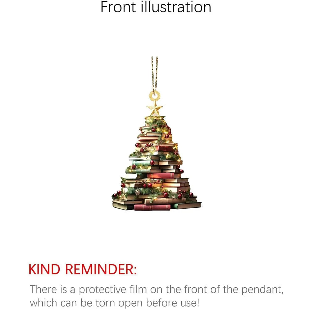 Christmas Tree Decorations Hanging Decorations Home Holiday Acrylic DIY Pendant Xmas Decor Ornament Navidad